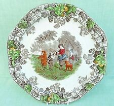 Copeland Spode's Byron Series 2 quartered sandwich plate  - 25 cms (10")