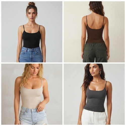 Women knitted cami vest top - women,