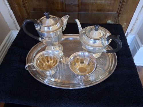 Elegant vintage silver plate - silver,