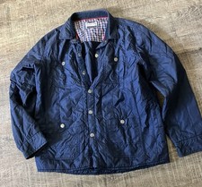 J JEANS JACKET Blue with cord detail collar Barbour style Lightweight Age 13