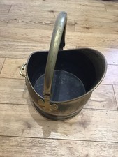 Vintage Antique Brass Coal Scuttle/bucket