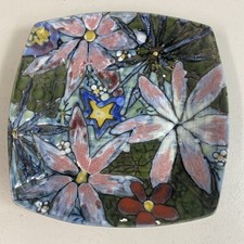 Dartington Pottery Eclore Bowl, painted by Clare Grover SIGNED