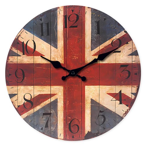 British flag wooden - british, wall