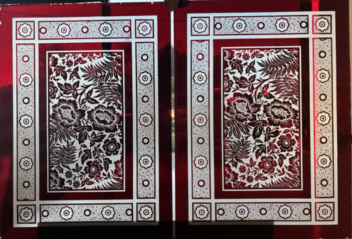Antique victorian red flashed - victorian,