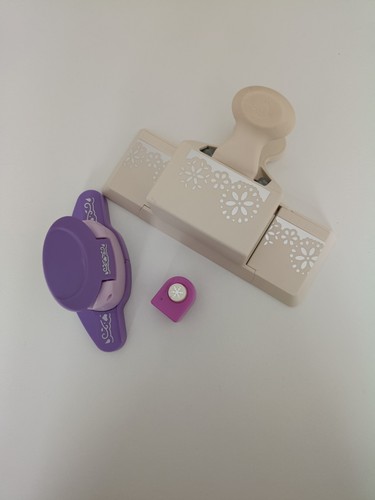 Scrapbook paper punch joblot - scrapbook,