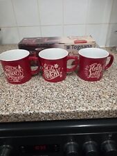 TOGNANA 3 COFFEE / TEA MUG SET  NEW IN BOX