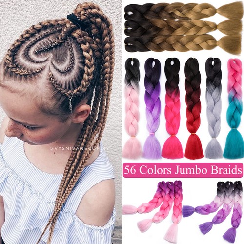 Ombre dip dye - dip, braid