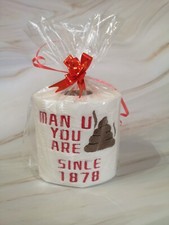 Novelty Toilet Paper Gift Manchester United Fan Gift Man Utd Fathers Day Gift
