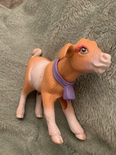 Barbie Stable Friends Lizzie The Calf Cow Toy Farm Pet 1997