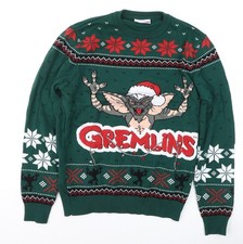 Gremlins Men's Green Medium