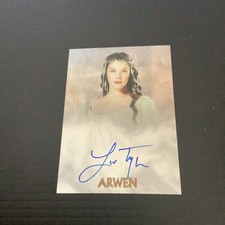 Lord Of The Rings Trilogy Chrome Movie Autograph Card - Liv Tyler as Arwen
