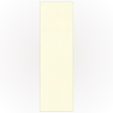 40 Linen Ivory Card Bookmark