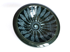 Lotus Pottery Bowl – Skipwiths LP Mark British Studio Pottery Mid Century Modern