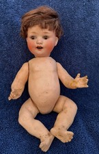 ANTIQUE BISQUE HEAD BABY DOLL HEUBACH KOPPELSDORF