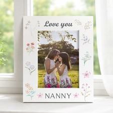 Love You Nanny White Portrait