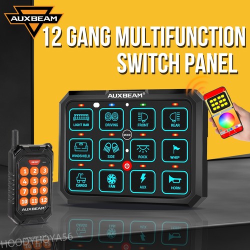 Auxbeam rgb 12gang switch - auxbeam,