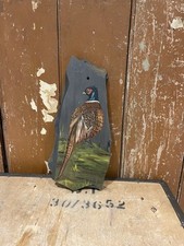 Game Bird Pheasant Slate Wall Hanging Hand Painted Wall Art Country Life Farm