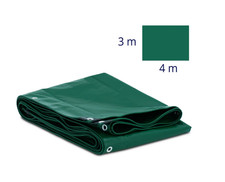 Heavy Duty Tarpaulin with Eyelets Weatherproof UV-resistant PVC 650 g/m²  4 x 3m