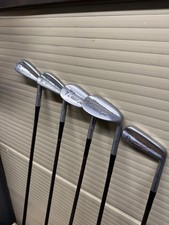 Willie Hughes Rustless Vintage Made In Scotland Golf Irons 3,5,7,8&9 