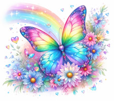 RAINBOW BUTTERFLY MULTICOLOUR