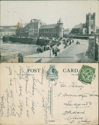 Postcard aberystwyth new - aberystwyth,