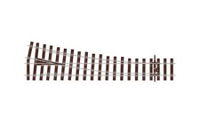 Peco SL-U1195 OO Gauge Code 75 Bullhead Rail Medium Radius Right Hand Point Unif
