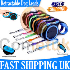 Retractable Dog Lead Extendable Training Dog Leash Pet Leads 3 Sizes 3m 5m 8m