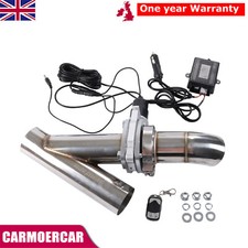 Electric Exhaust Valve System Dump Muffler 2.5" Inch 63mm & Wireless Remote