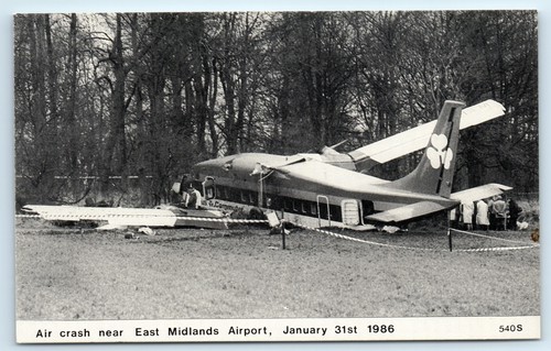 Postcard air crash east - air,
