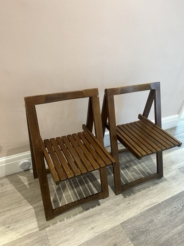 Vintage folding chairs likley - vintage,