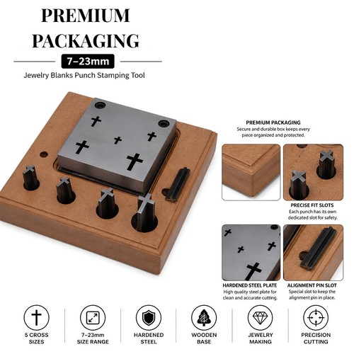 Cross shape disc cutter set - cross,