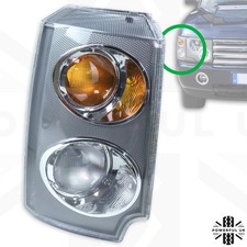 Front side indicator light
