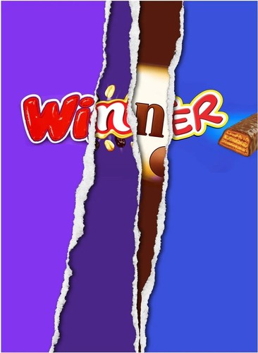 Winner chocolate bar - bar, wrapper