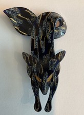 Lea Stein 3D Fox  Brooch made