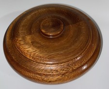 Vintage Wooden Tobacco Jar &