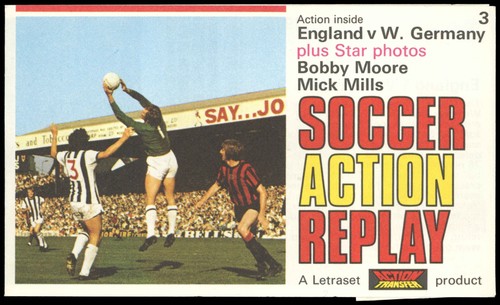 Letraset soccer action - 'soccer,