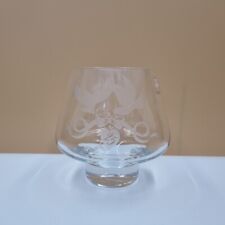 Caithness Glass Celebration 25th Anniversary Bowl Vase Silver Wedding ClearLabel