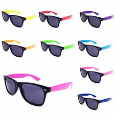 Ladies Womens Mens Eyelevel Retro TWO TONE Classic Sunglasses 100% UV Lenses