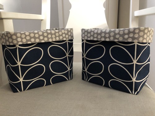 Handmade orla kiely navy blue - orla,
