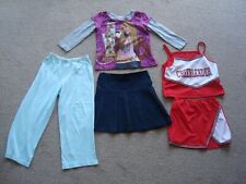 Girls School Skirt, Top, PJ Bottoms & Cheerleader Outfit - Age 5-6 Years