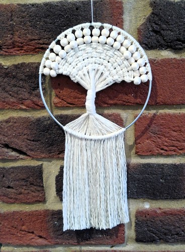 Modern tree life macrame - of,