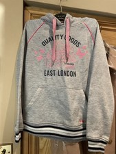 Women’s Grey And Pink Lee Cooper Hoody, Size 12
