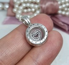 Genuine Pandora Small Floating Locket  Pendant With Charm 💕 925 ALE 
