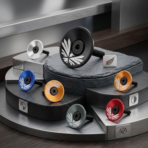 Anodized aluminum headset top - anodized,