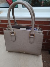 Ruth Langsford Croc Leather Tote in beige