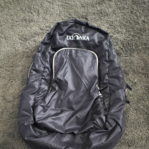 Tatonka black nylon daypack - black,