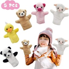 Farm Animal Hand Puppets Set