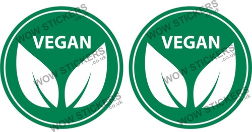 Vegan sticker sign - 2, trailer