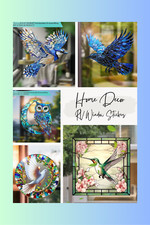 Bird / Birds / Owl RV Window Decorative Decals/Stickers CHOOSE DESIGN Home Decor