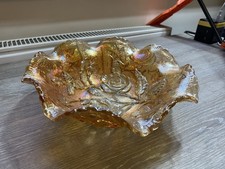 Vintage Carnival Glass Rose